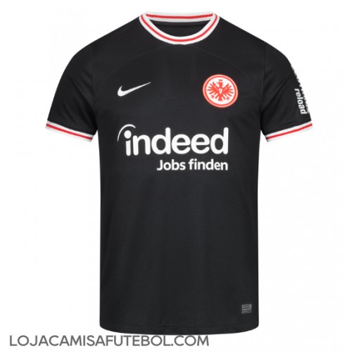 Camisa de Futebol Eintracht Frankfurt Equipamento Secundário 2023-24 Manga Curta